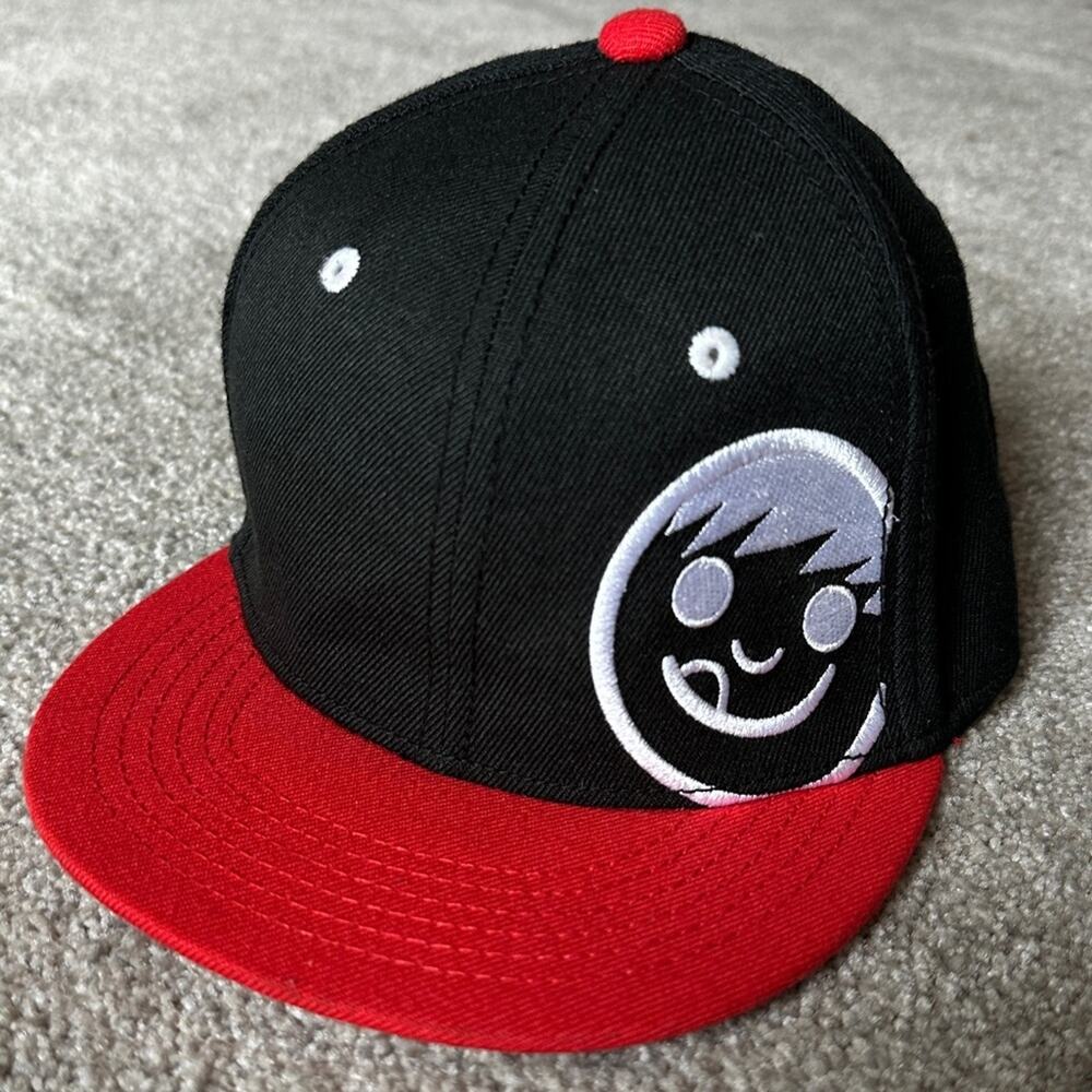 NEFF Corpo Youth Snapback Adjustable Back Hat. Red, black & white, Like New